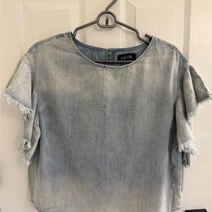 Fab'rik Light Blue Denim Blouse